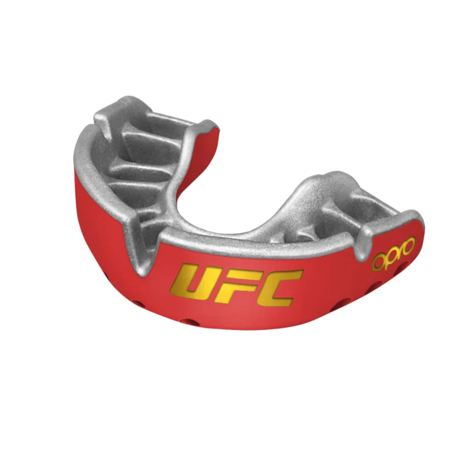 Зъбна протеза OPRO Gold UFC - Възрастни - Червен/Сребърен