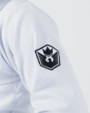 Kimono Brazilian Jiu Jitsu Balistico 4.0 poza facuta la detaliile de pe bluza kimonoului