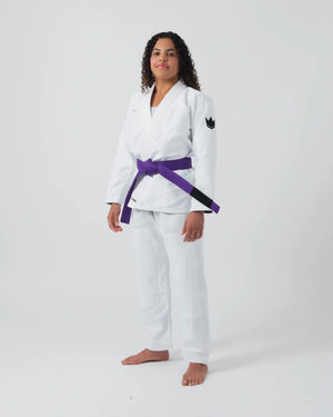 Kimono Femei Brazilian Jiu Jitsu KINGZ Kore V2 - Alb