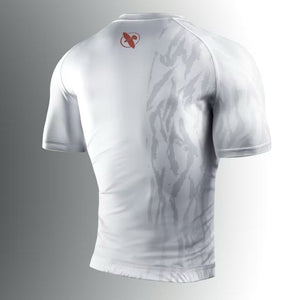 Rashguad Maneca Scurta HAYABUSA Apex - Alb