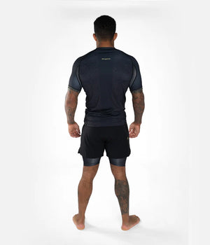 Rashguard Maneca Scurta PROGRESS Athlete - Negru/Gold