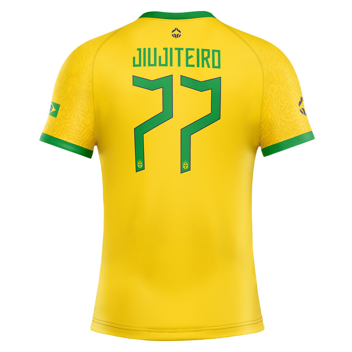 Rashguard къс ръкав GROUND GAME Brazil Football