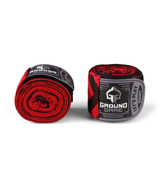 Ground Game GROUND GAME Hand Wraps 4 M Hellfire