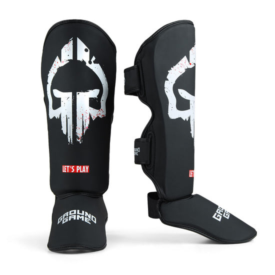 Ground Game GROUND GAME Light Shin Guards Skullz