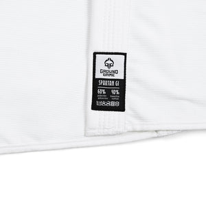 Ground Game BJJ GI Kimono Copii Brazilian Jiu Jitsu GROUND GAME Spartan - Alb