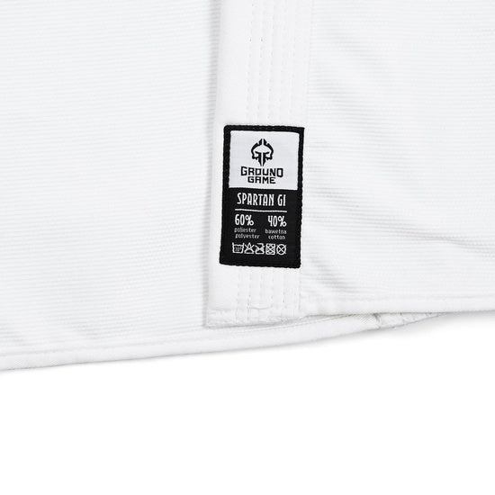 Ground Game BJJ GI Kimono Copii Brazilian Jiu Jitsu GROUND GAME Spartan - Alb