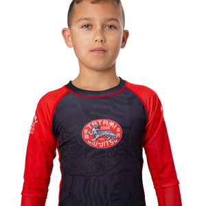 Tatami Fightwear Rash Guard TATAMI Kids Takedown Tiger Eco Tech Recycled Rash Guard