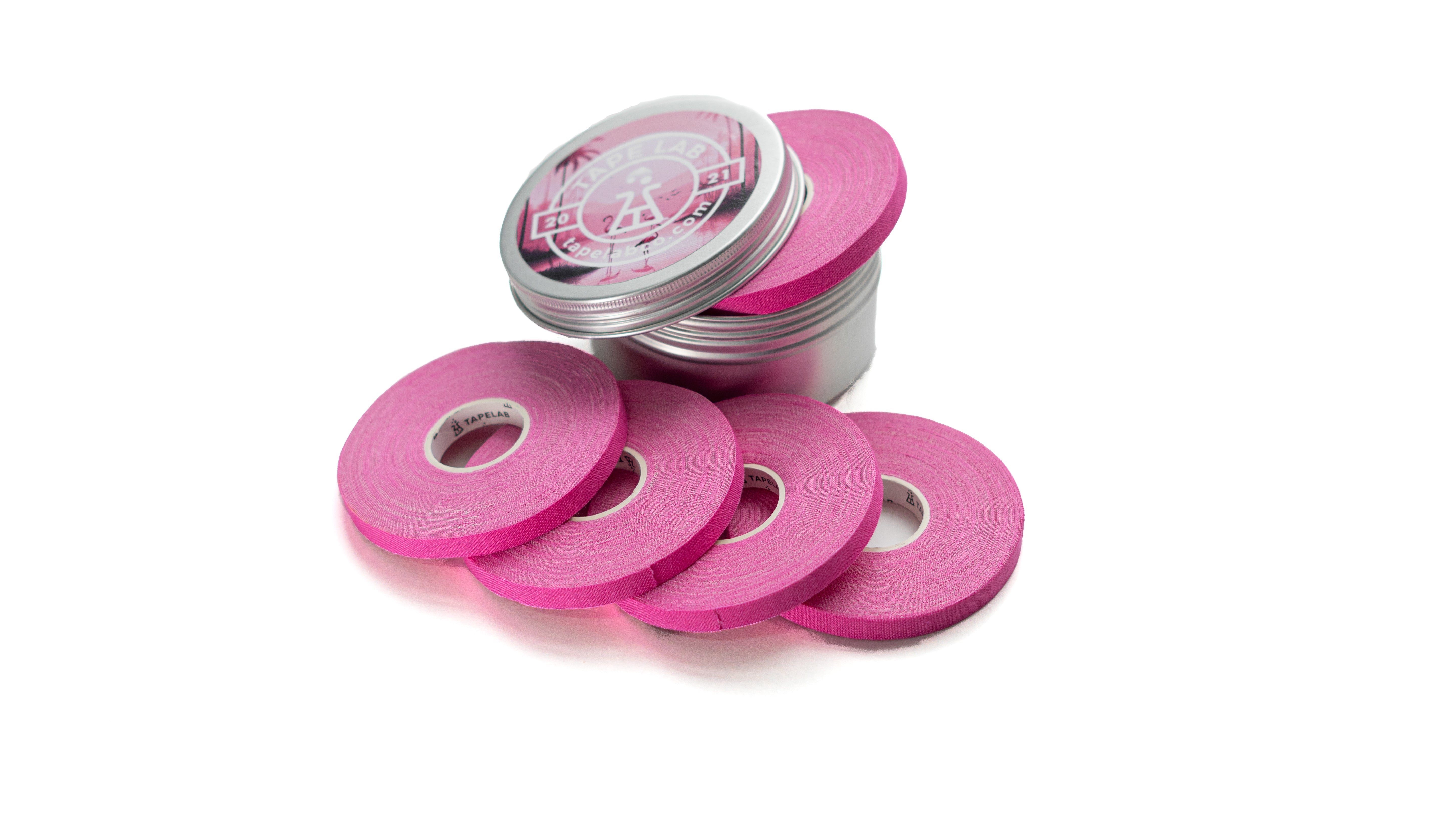 TAPE LAB Тейп за пръсти (5x розов + кутия за съхранение розова)