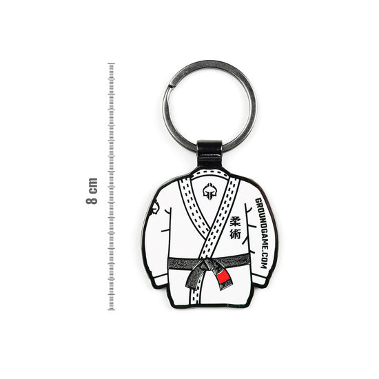 Метален ключодържател GROUND GAME Мини BJJ кимоно