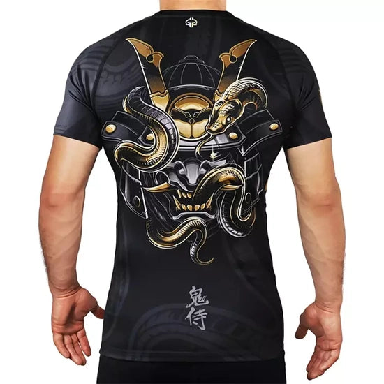 Рашгард с къс ръкав GROUND GAME Oni Samurai