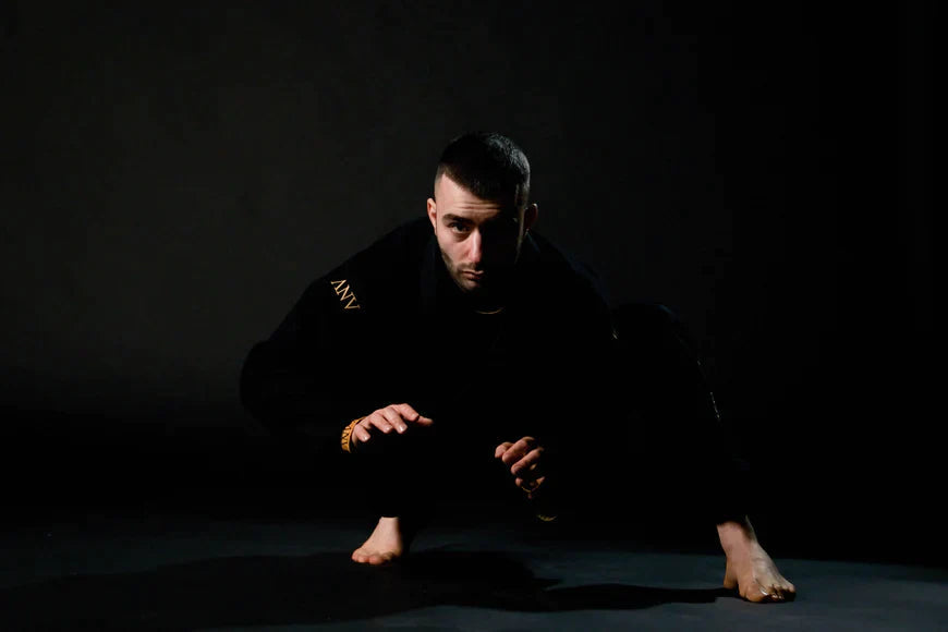 Kimono Brazilian Jiu Jitsu GROUND FORCE ANV Gi - Negru