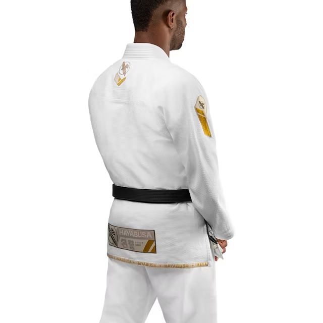 Kimono Brazilian Jiu Jitsu HAYABUSA Ascend Lightweight - Alb