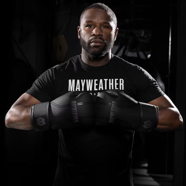 Manusi Box HAYABUSA X MAYWEATHER Contender - Negru / Negru