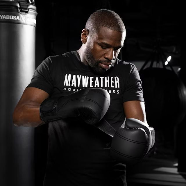 Manusi Box HAYABUSA X MAYWEATHER Contender - Negru / Negru