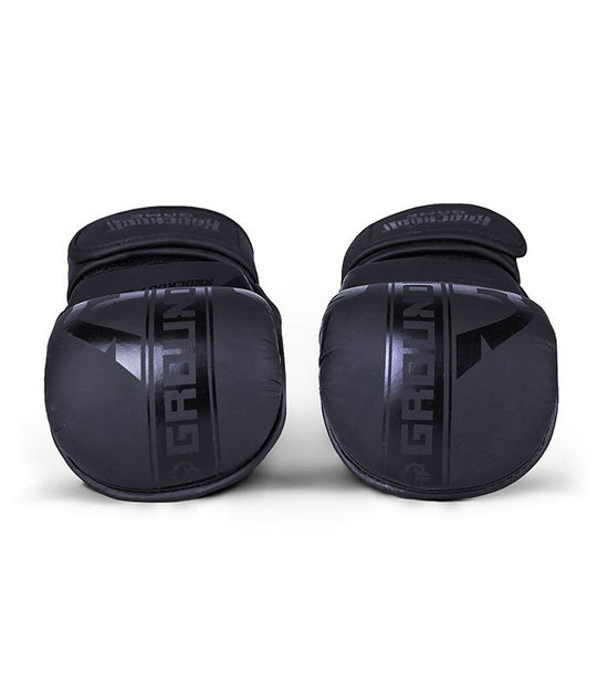 Manusi MMA Sparring Stripe Black ( 100% Piele Naturala )