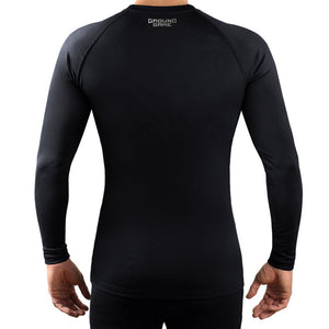 Rashguard Maneca Lunga GROUND GAME Essential Platinum