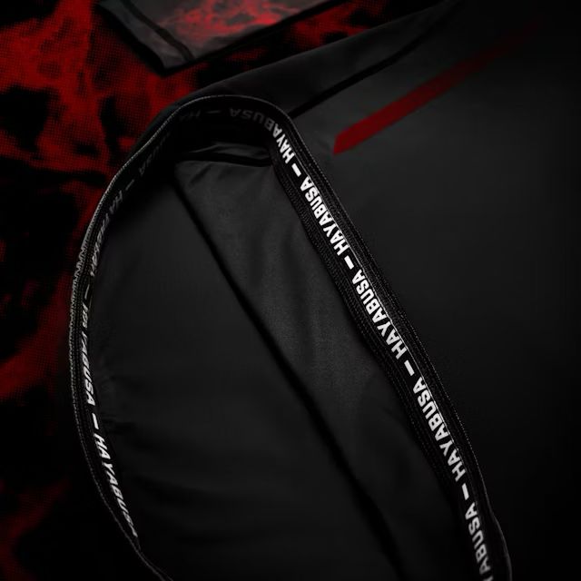 Rashguard Maneca Lunga HAYABUSA X UFC - Negru / Rosu