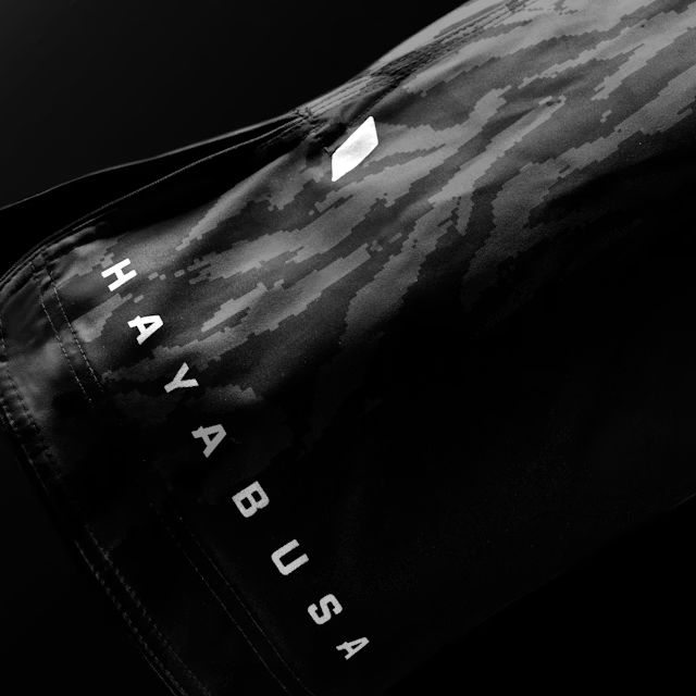 Short BJJ / MMA HAYABUSA Apex Mid - Thigh - Negru