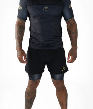 Short PROGRESS Athlete Hybrid  – Black/Gold