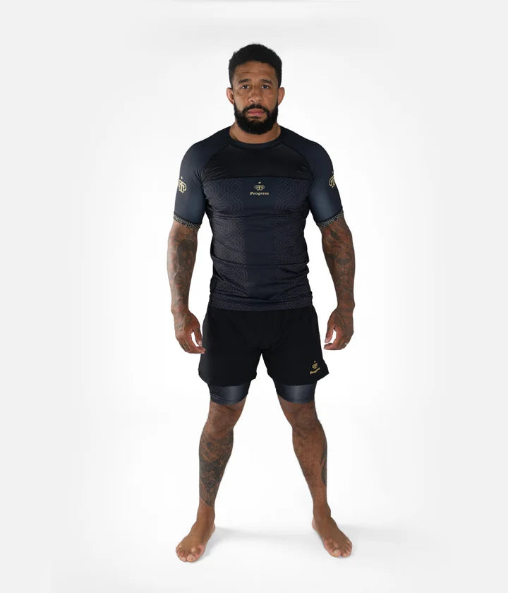 Short PROGRESS Athlete Hybrid  – Black/Gold