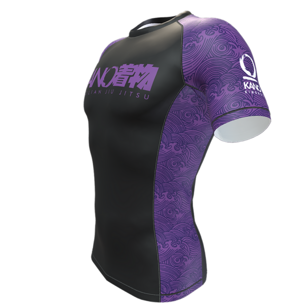 Kano Kimonos Rash Guard KANO KIMONOS RASHGUARD SHORT SLEEVES PURPLE BELT TRAINING